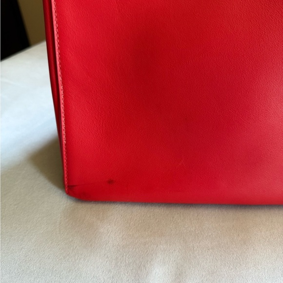Prada Vibrant Red Saffiano Leather Tote - Picture 4 of 14